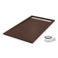Extra flache Duschwanne PREMIUM Schokolade RAL 8017 70x100