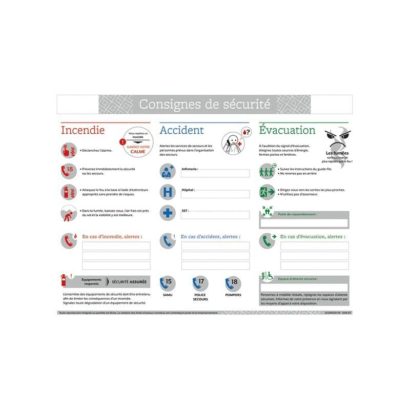 Consigne de sécurité A3