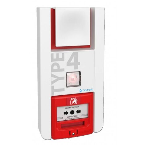 TX4PL – Alarme type 4 adressable radio à piles avec flash lumineux