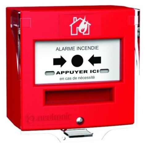 Déclencheur manuel d'alarme incendie 5710R1 – Neutronic
