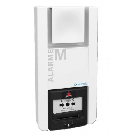 Alarme menace type 5 à pile avec relais – TT5PR-G2 (1/2)