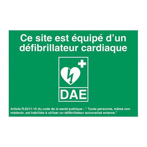 Panneau Défibrillateur