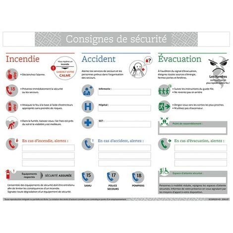 Consigne de sécurité A3