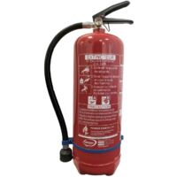 Fireless – Extincteur 6L eau pulvérisée avec additif – Classe AB – Capacité d'extinction 21A-144B – Certifié NF-CE/EN3 – Support mural inclus