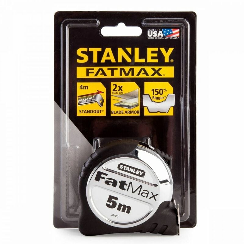 Stanley 0-33-887 FatMax Pro Pocket Metric Only Tape Measure Rule