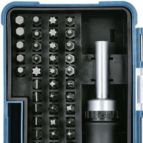 Makita B-36170 47 Piece Ratchet Wrench And Screwdriver Bit Set