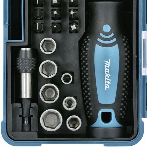 Makita B-36170 47 Piece Ratchet Wrench And Screwdriver Bit Set