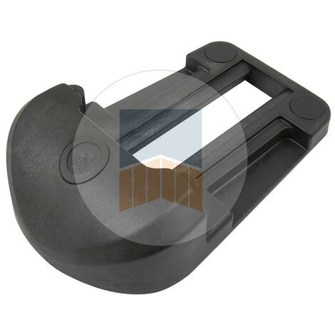 Sabot en Composite hauteur 50 pour portail motorisé.