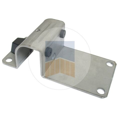 Portac – Sabot en inox pour portail motorisé – Résistance à la corrosion – Hauteur 50 mm – Fixation simple pour usage intensif