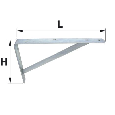 Gedotec Console robuste aluminium argent mat - Sparta | Support d'étagère pour montage mural | Dimensions : 240 x 190 x 32 mm | Capacité de charge de 200 kg | Cornière en acier | 1 Pièce Gedotec Console robuste aluminium argent mat - Sparta | Support d'étagère pour montage mural | Dimensions : 240 x 190 x 32 mm | Capacité de charge de 200 kg | Cornière en acier | 1 Pièce