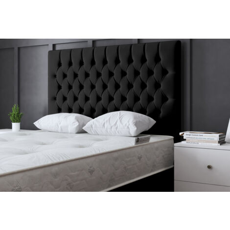 Seraphine Black Chesterfield Divan Bed Single