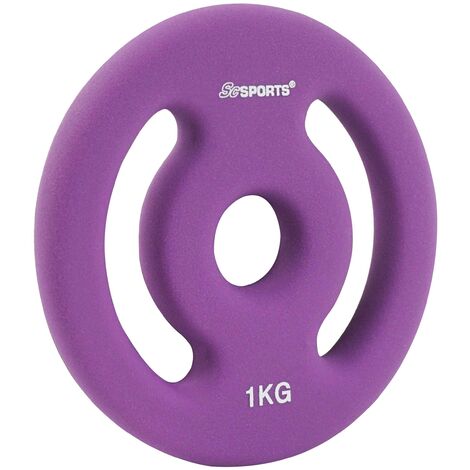 ScSPORTS® - Set de poids avec Poignées - Fonte - Musculation polyvalente - 10  Kg - 2x