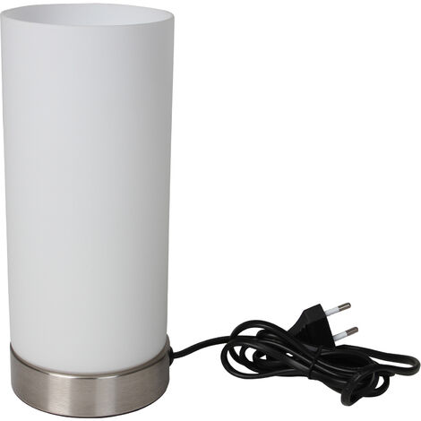Jago® Lampe de Chevet Tactile - en Forme de Cylindre, Ampoule E14, Max. 40  W ou