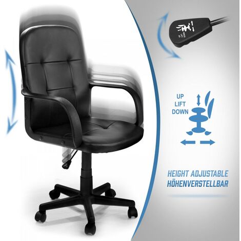 Fauteuil de bureau sans roulettes - Livraison gratuite Darty Max