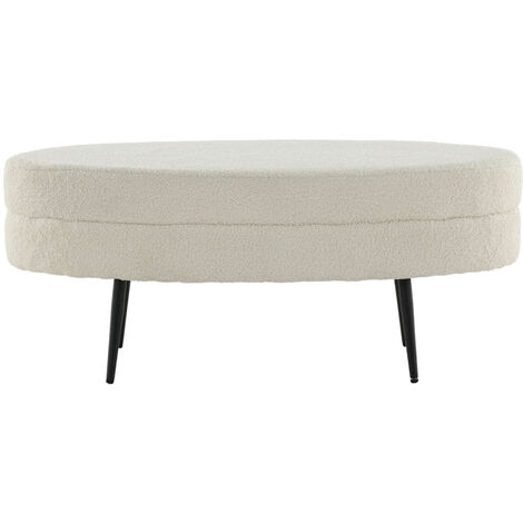 Banc ovale en acier et polyester Otto (1/5)