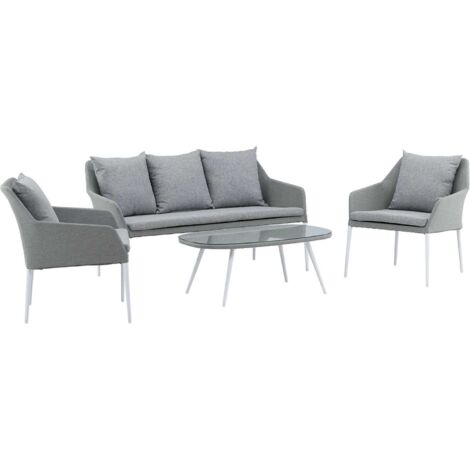 Ensemble détente de jardin Spoga Gris clair (1/5)