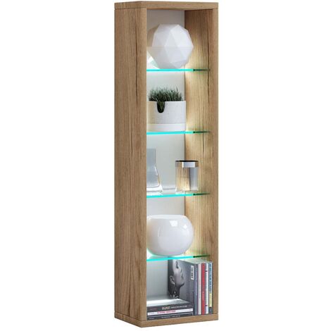 RasatoL bibliothèque 5 tablettes chêne décor. (1/2)