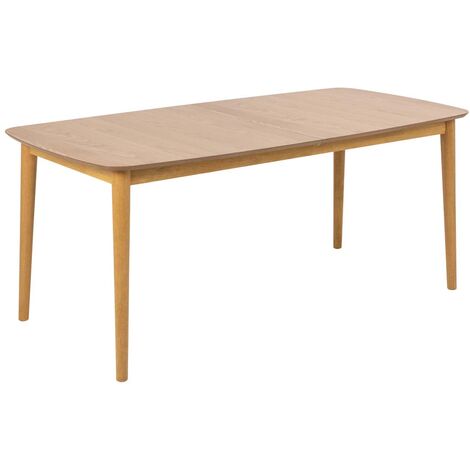 Montreux table de salle à manger 90x180/219cm avec plateaux supplémentaires naturel. (1/5)