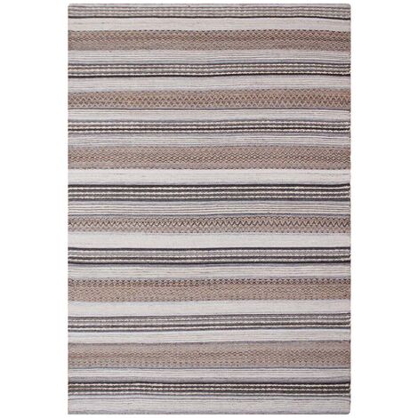 Morena  tapis tissés à la main 160x230cm naturel, gris. (1/5)