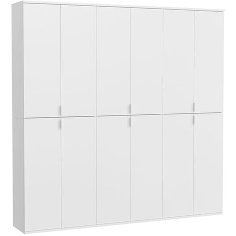 ProjektX armoire de rangement 12 portes blanche. (1/5)