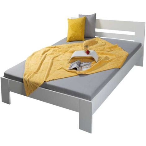 Annik lit 90x200cm blanc.
