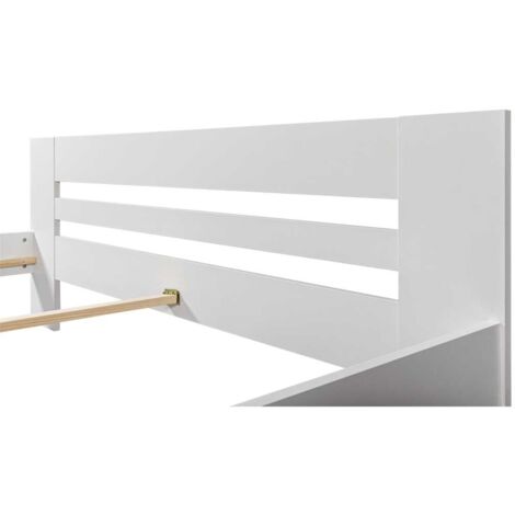 Annik lit 180x200cm blanc.