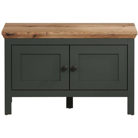 Stanton banc vert, chêne décor. (1/5)