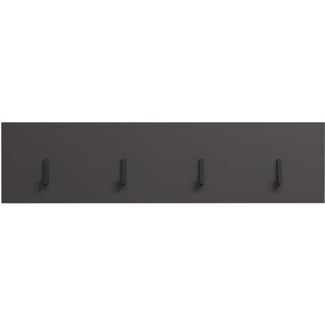Portemanteau mural 80x2x20 cm anthracite - NOLA (1/5)