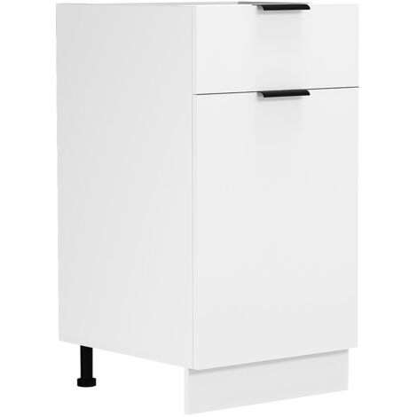 Mobilier de cuisine submergé Fasola H. 82 x L. 40 x P. 46 cm Blanc (1/4)