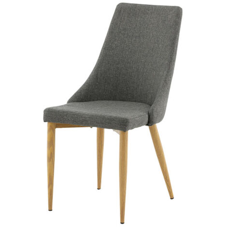 Leone chaise de salle à manger gris foncé. (1/4)