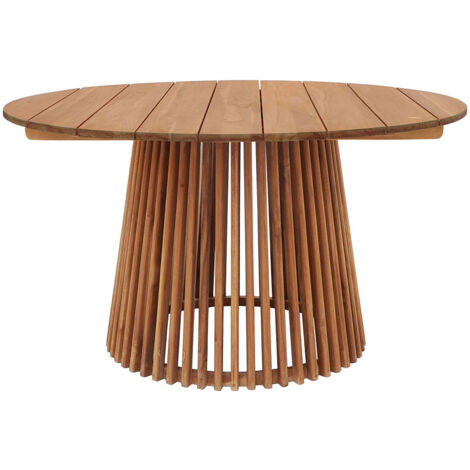 Lorca table de jardin Ø120cm naturel. (1/4)