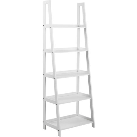 Etagère 5 niveaux 63x40x180 cm décor blanc - SOLI (1/5)