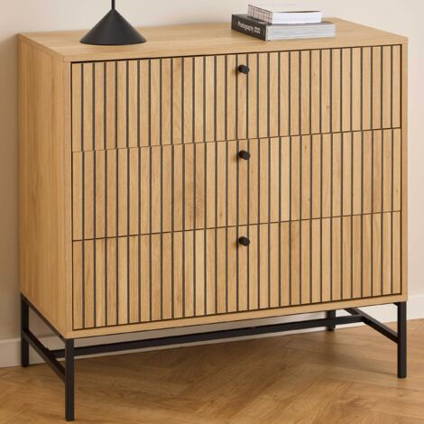 Albany commode 3 tiroirs nature. (1/5)