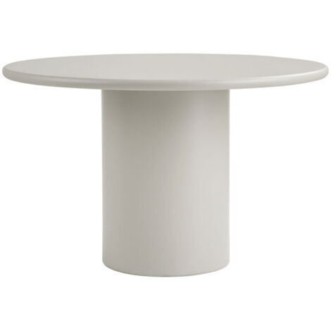 Table à manger 4 personnes ronde en bois - Grège - Nagano (1/4)