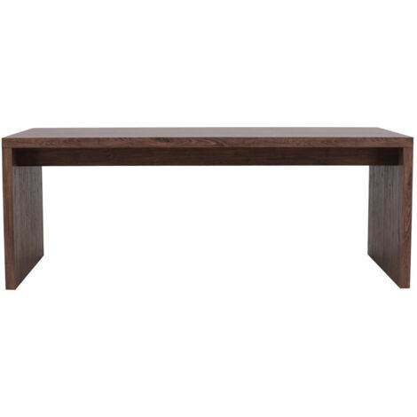 Table à manger 6 personnes en bois - Bois foncé - Evone (1/4)