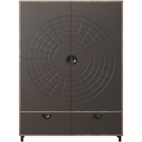 Fusion citrine 2 portes, 2 tiroirs décor bronze. (1/5)