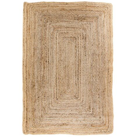 Broom Tapis 135x65 cm, en jute, teinte naturelle. (1/2)