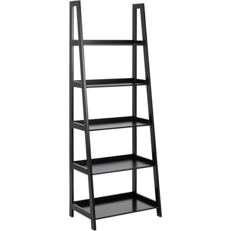 Etagère 5 niveaux 63x40x180 cm décor noir - SOLI (1/5)