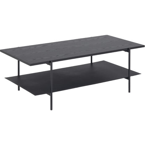 Angus Table basse avec 1 espace de rangement, noir. (1/5)