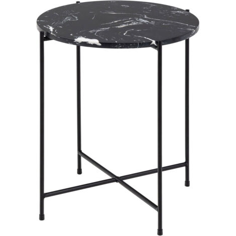 Avila Table d'angle Ø42 cm, noir. (1/5)