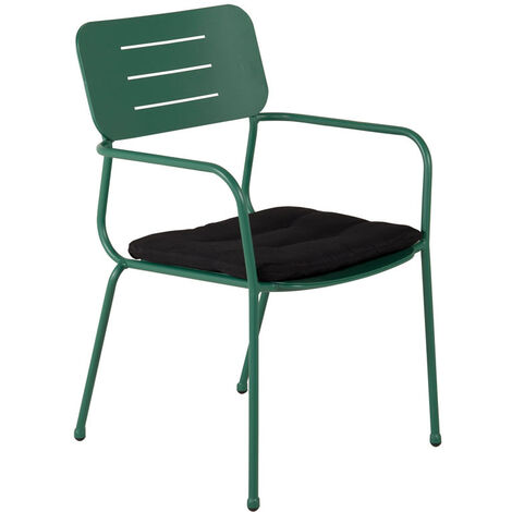 Nicke Chaise de jardin empilable, vert. (1/5)