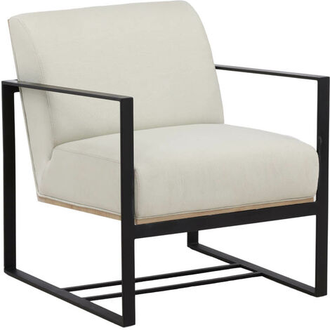 Kansas fauteuil offwhite.
