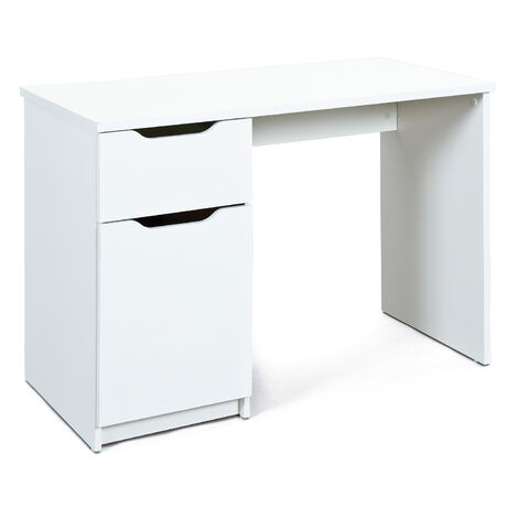 Wung Bureau 1 tiroir, 1 porte, blanc.
