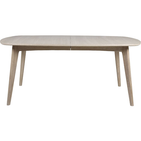 Table à manger 180x102x76 cm décor chêne clair (1/5)