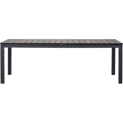 Willy table de jardin extensible 95x230/287 cm noir. (1/4)