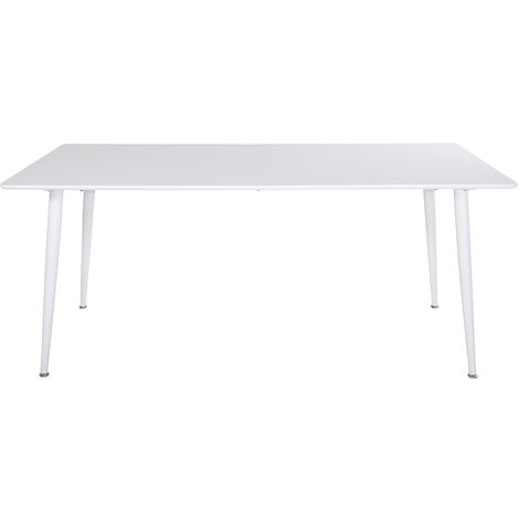 Table de repas en MDF Polar 180 x 90 cm Blanc (1/5)