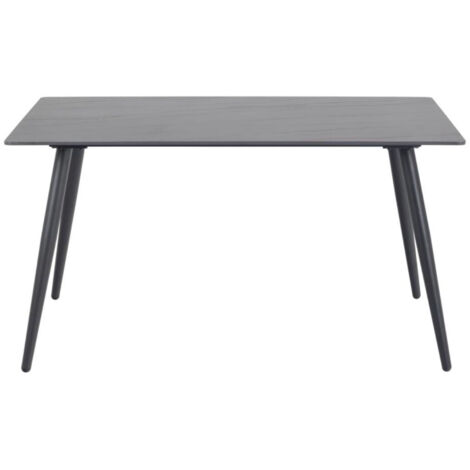 Table à manger rectangulaire en céramique L140 6 personnes - ASHFORD (1/5)