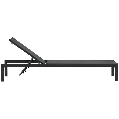 Copacabana chaise longue noir. (1/3)
