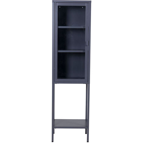 Armoire vitrée avec étagère en acier Misha (1/5)