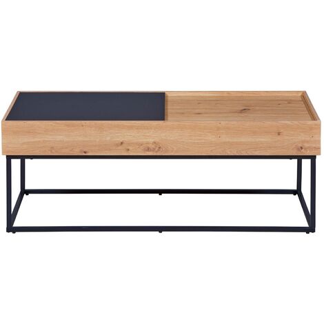 Filora table basse avec rangement gris, Artisan chêne décor. (1/5)
